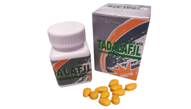 Tadalafil pills and packaging. Cialis alternative.